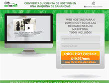 Tablet Screenshot of hostingyganancias.com